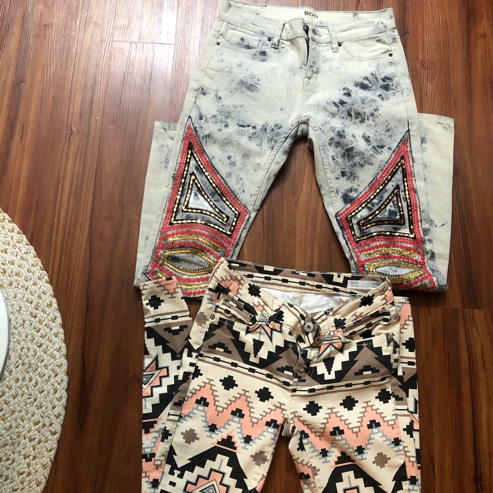 SOLD. Designer Jean Lot